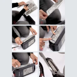 FAHRER Reflective Battery Kit - Reflektierendes Aufkleber-Set Für Bosch PowerPack -Elektrofahrrad24 fahrer reflective battery kit reflektierendes aufkleber set bosch powerpack montage anleitung