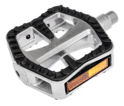 Elektrofahrrad24 22 Flyer Elektrofahrrad Pedale Wellgo LU-214B Silber